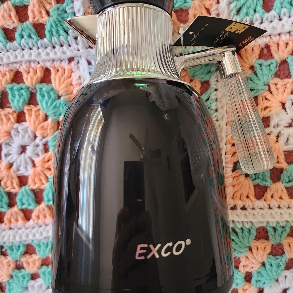 Exco Black Thermal Coffee Carafe